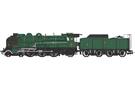 REE H0 (DC Sound) SNCF Dampflok 1-231.K.22, grün