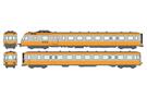 REE H0 (DC Sound) SNCF Dieseltriebzug RGP 1 X 2732, orange/alu, Ep. IV, 2-tlg.
