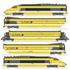REE H0 (DC Sound) SNCF Grundset TGV La Poste, Ep. IV-V, 5-tlg.