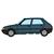 REE H0 Peugeot 205, blau