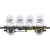 REE H0 SNCF Flachwagen, Milchcontainer STEF, Ep. III