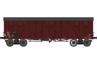 REE H0 SNCF gedeckter Güterwagen TP, Ep. IIIa