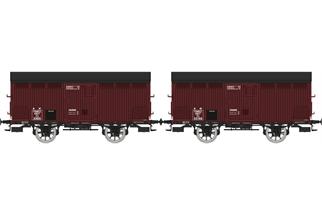 REE H0 SNCF gedecktes Güterwagen-Set Fa 33615/33748, Ep. IIIa, 2-tlg.