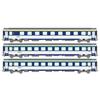 REE H0 SNCF Liegewagen-Set Corail VU A9c9x/B10c10x/B10c10x, Ep. IV-V, 3-tlg.