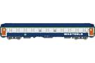 REE H0 SNCF Liegewagen UIC-Y B9c9x, Wasteels - blau/grau, Ep. V