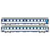 REE H0 SNCF Reisezugwagen-Set So/B10c10x, blau/weiss, Ep. V-VI, 2-tlg.