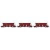 REE H0 SNCF Schotterwagen-Set Uas, VB, Ep. III-IV, 3-tlg.