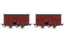 REE H0m SNCF gedecktes Güterwagen-Set Kv 116/Kv 132, 2-tlg.