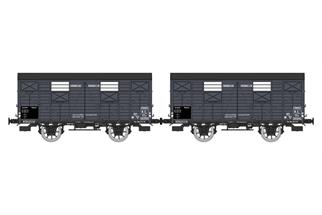 REE Modèles H0 AL gedecktes Güterwagen-Set KKw 320565/KKw 320294, Ep. II, 2-tlg.