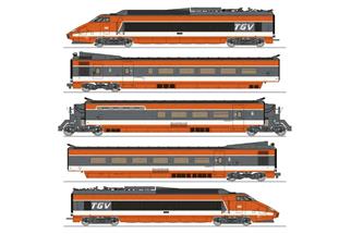 REE Modèles H0 (DC) SNCF Grundset TGV PSE N° 110, Ep. IV, 5-tlg.