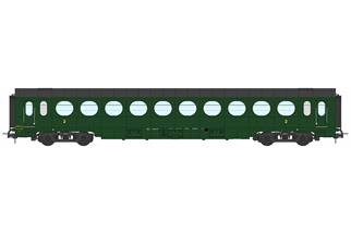 REE Modèles H0 (DC) SNCF Personenwagen Saucisson B10, 2. Klasse, Ep. IIIb