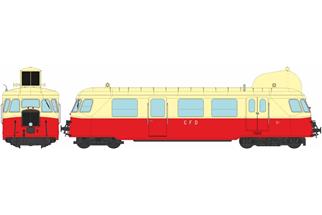 REE Modèles H0m (Sound) CFD Billard-Dieseltriebwagen N°31, Iroquois, rot/grau