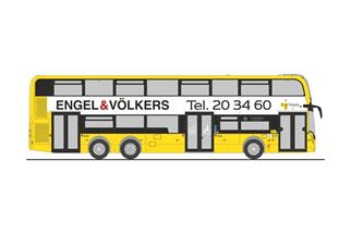 Rietze H0 Alexander Dennis Enviro500, BVG - Engel & Völkers