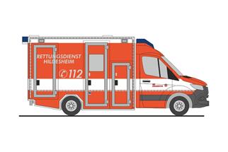 Rietze H0 GSF RTW '18, Johanniter Rettungsdienst Hildesheim