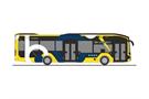 Rietze H0 MAN Lion's City 12 E, Bodensee-Oberschwaben Verkehrsverbund - Strauss Reisen