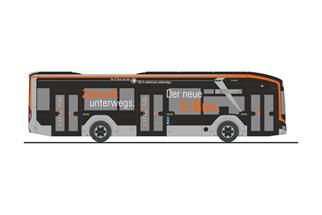 Rietze H0 MAN Lion's City 12 E, Linz Linien