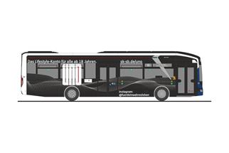 Rietze H0 MAN Lion's City 12 E, Völklinger Verkehrsbetriebe