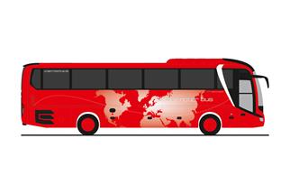 Rietze H0 MAN Lion's Coach 2017 Unser Roter Bus Uckermünde