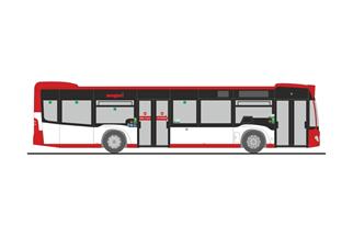 Rietze H0 MB Citaro '12, Wupsi Leverkusen