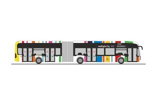 Rietze H0 MB eCitaro G, Ville de Luxembourg - Multiplicity