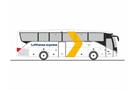 Rietze H0 Setra S 515 HD, Lufthansa Express - Arzt Reisen
