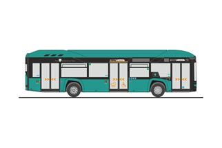Rietze H0 Solaris Urbino 12 '19 Hydrogen, ICB Frankfurt