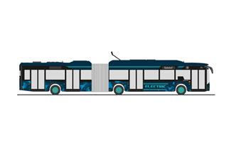 Rietze H0 Solaris Urbino 18 '19 electric, Vorführdesign Handel