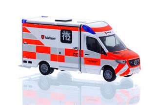 Rietze H0 Strobel RTW '18, Malteser Neckar Alb