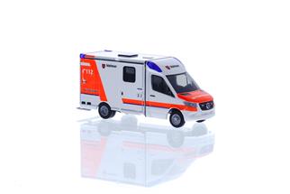 Rietze H0 Strobel RTW '18, Malteser Simmerath