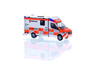 Rietze H0 System Strobel RTW '18, Malteser Marburg