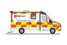 Rietze H0 System Strobel RTW '18, Rettungsdienst Main-Kinzig