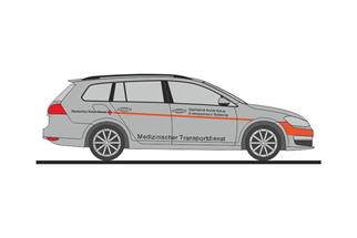 Rietze H0 VW Golf 7 Variant, DRK med. Transportdienste Iserlohn-Land