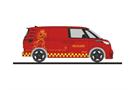 Rietze H0 VW ID. Buzz Cargo, Ostjyllands Brandvaesen