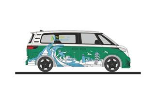 Rietze H0 VW ID. Buzz People, Norden Norddeich