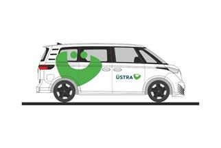 Rietze H0 VW ID. Buzz People, üstra Hannover