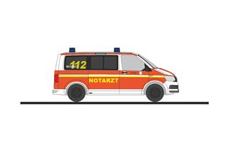 Rietze H0 VW T6, Notarzt Krefeld