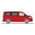 Rietze H0 VW T7 Caravelle, intensie red