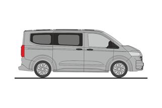 Rietze H0 VW T7 Caravelle, light grey metallic