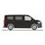 Rietze H0 VW Transporter KR T7, midnight black metallic