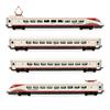 Rivarossi H0 (DC) FS Elektrotriebzug-Grundset ETR 460, Frecciabianca, Ep. VI, 4-tlg.