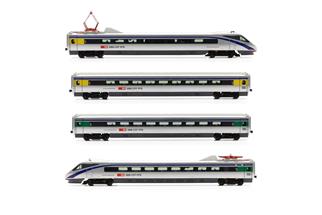 Rivarossi H0 (DC Sound) SBB Elektrotriebzug-Grundset ETR 470, Ep. V, 4-tlg.