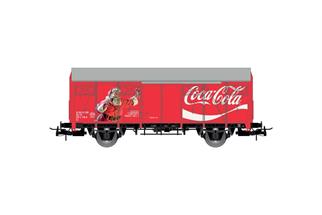 Rivarossi H0 FS gedeckter Güterwagen Gs, Coca-Cola, Ep. IV