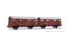 Rivarossi H0 FS gedecktes Güterwagen-Set Ghs, Ep. IV, 2-tlg.