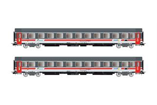 Rivarossi H0 FS Personenwagen-Set UIC-Z1, Intercity, Ep. VI, 2-tlg.