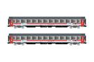 Rivarossi H0 FS Personenwagen-Set UIC-Z1, Intercity, Ep. VI, 2-tlg.