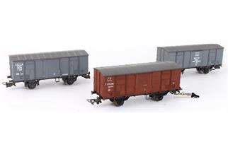 Rivarossi H0 Lot Spitzdachwagen, 3-tlg. *OCCASION*