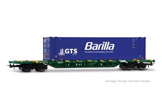 Rivarossi H0 Mercitalia Containertragwagen Sgnss, 45' GTS/Barilla, Ep. VI