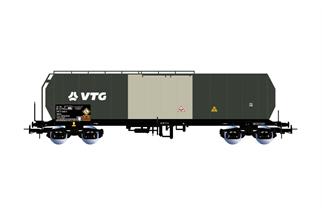 Rivarossi H0 VTG Kesselwagen, grau/silber, Ep. VI