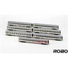 Robo Modele H0 PKP Reisezug-Wagenset Ex Warta, Ep. IVc, 7-tlg.