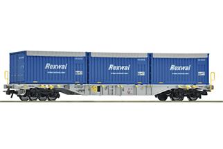 Roco H0 AAE Containertragwagen Sgns, Rexwal, Ep. VI